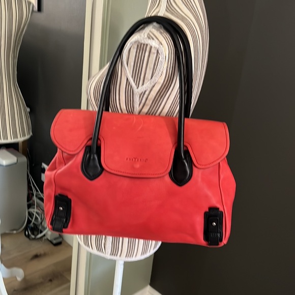 Frederic, red leather purse - Picture 8 of 13